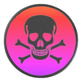 ブラックスカルネオンホッケーパック アイスホッケーパック (正面)