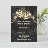 ブラックスカルハロウィン結婚ズ 招待状 (スタンド正面)