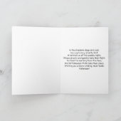 ブラックスカルハロウィーンカード カード (内部)