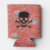 ブラックスカル溶岩缶クーラー2側 缶クーラー (裏面)