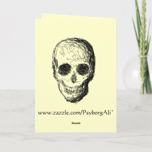 ブラックスカル。 カード (裏面)