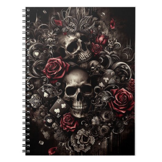 ブラックスカル ノートブック (正面)