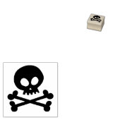 ブラックスカル ラバースタンプ (押印)