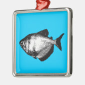 ブラックスカートテトラ メタルオーナメント (左)