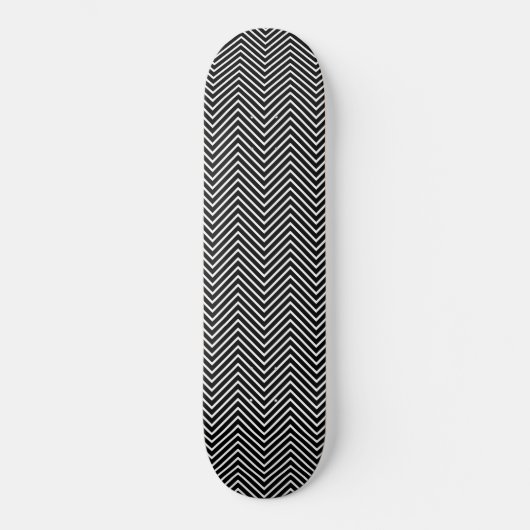 ブラックスキニーシェブロン スケートボード (正面)