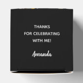 ブラックスクエアのハイビスカスとパイナップル フェイバーボックス (上部)