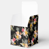 ブラックスクエアのハイビスカスとパイナップル フェイバーボックス (オープン)