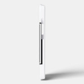 ブラックスクエアモノグラム Case-Mate iPhoneケース (裏面 / 左)