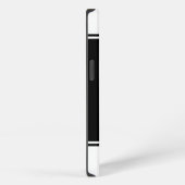 ブラックスクエアモノグラム iPhoneケース (右側面)