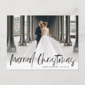 ブラックスクリス結婚したトマ結婚ー発表 ポストカード (正面)