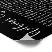 ブラックスクリプストップトの曲は今は何も私たちに行く ポスター (角)