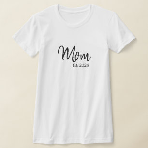 ブラックスクリプトで確立されたママTシャツ Tシャツ