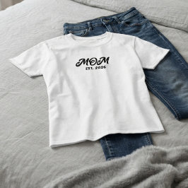 ブラックスクリプトで確立されたママTシャツ Tシャツ