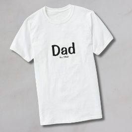 ブラックスクリプトの父親認定Tシャツ Tシャツ