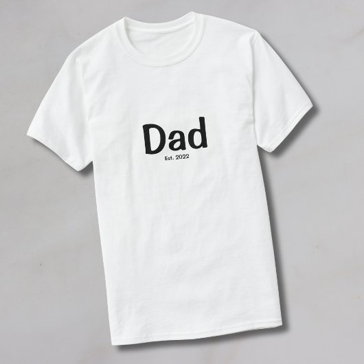 ブラックスクリプトの父親認定Tシャツ Tシャツ