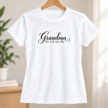 ブラックスクリプトの祖母就任Tシャツ