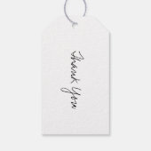 ブラックスクリプトサンキューギフトラベル ギフトタグ (裏面)