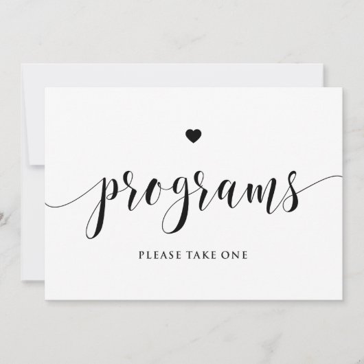 ブラックスクリプトプログラムはサイン一つ (正面)