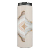 ブラックスクリプト名オン大理石&金ゴールドグリッター2 タンブラー (裏面)