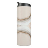 ブラックスクリプト名オン大理石&金ゴールドグリッター2 タンブラー (回転右)