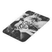 ブラックスクリプト私たちはエレガントな結婚式の写真を行う マグネット (左側)