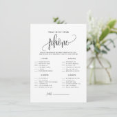 ブラックスクリプト電話シャワーゲームの内容 エンクロージャーカード (スタンド正面)