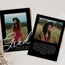 ブラックスクリプト2枚の写真卒業のお知らせ