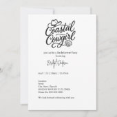 ブラックスクリプト コーストカウガール バチェロレッテパーティ 招待状 (正面)