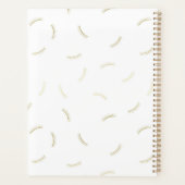 ブラックスクリプト&フェイク金ゴールドフラッシュアポイントメント プランナー手帳 (裏面)