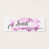 ブラックスクリプト&ラズベリーウォーターカラードリンクチケット (裏面)