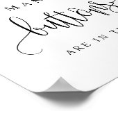 ブラックスクリプト 何個のボタンが瓶に入っていますか ポスター (角)