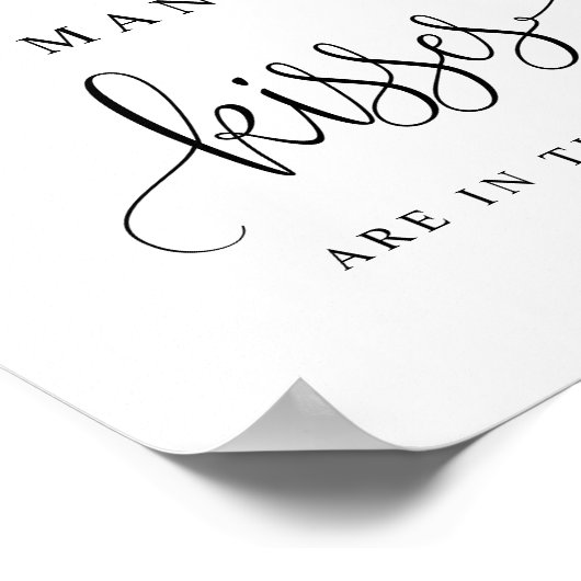 ブラックスクリプト 瓶の中に何個のキスが? ポスター (角)