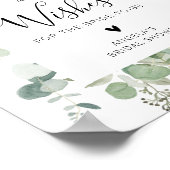 ブラックスクリプトeucalyptusアドバイスとウィッシュのポスター ポスター (角)