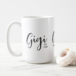 ブラックスクリプトGigi Established コーヒーマグカップ