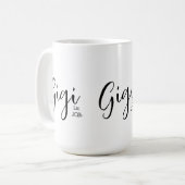 ブラックスクリプトGigi Established コーヒーマグカップ (正面左)