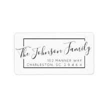 ブラックスクリプミニマルトファミリ差出人住所