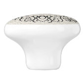 ブラックスクロールセラミックノブ/プル セラミックノブ (側面)