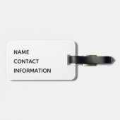 ブラックスクールプライドマスコットネームラゲージタグ ラゲッジタグ (裏面横)