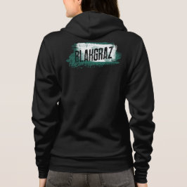 ブラックスグラースグリーン色彩の鮮やか&ホワイトブラシTシャツ パーカ