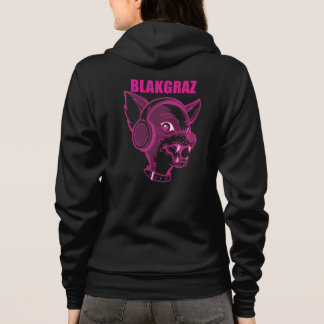 ブラックスグラーズ・ルーシーとヘッドフォンTシャツ パーカ