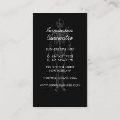 ブラックスケルトンの整形外科医 名刺 (裏面)