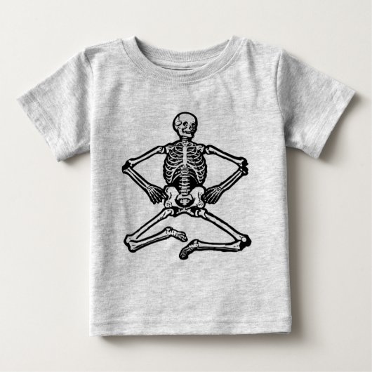 ブラックスケルトン ベビーTシャツ (正面)