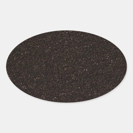 ブラックスケートボードグリプテープ 楕円形シール (正面)