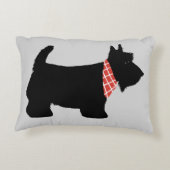 ブラックスコティッシュテリアドッグ アクセントクッション (裏面)