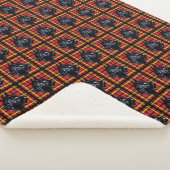 ブラックスコティッシュテリア毛布 シェルパブランケット (3/4)