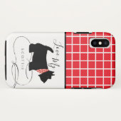 ブラックスコティッシュテリア犬が私のスコットランドを愛する Case-Mate iPhoneケース (裏面(横))