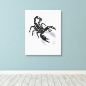 ブラックスコーピオン！ キャンバスプリント (インサイチュ (ウッドフロア))