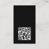 ブラックスタイリッシュとゴールデン車のの名刺 名刺 (裏面)