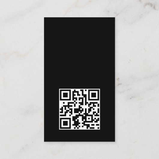 ブラックスタイリッシュとゴールデン車のの名刺 名刺 (裏面)