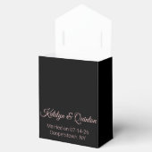 ブラックスタイリッシュとピンク結婚ズ フェイバーボックス (オープン)